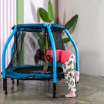 Батут DFC JUMP KIDS 48" синий, сетка (120см) — изображение 9