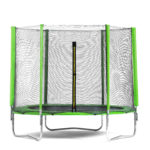Батут DFC Trampoline Fitness 5ft наружн.сетка, св.зел. (152см) — изображение 2