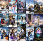 Карты Таро The World of Visions Tarot 12cm Taroteca / Мир Видений 12 см золотой срез — изображение 8