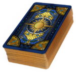 Карты Таро The World of Visions Tarot 12cm Taroteca / Мир Видений 12 см золотой срез — изображение 3
