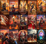 Карты Таро The World of Visions Tarot 12cm Taroteca / Мир Видений 12 см золотой срез — изображение 9