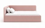 Velluta детская кровать диван  с защитным бортиком цвет Розовый розовый - 180Х80 — изображение 2