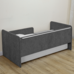 Кровать детская Romack Молли с бортиком и ящиком графит - 180x80 — изображение 3