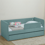 Кровать детская Romack Молли с бортиком и ящиком мята - 180x80 — изображение 8