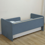 Кровать детская Romack Молли с бортиком и ящиком голубой - 160x80 — изображение 3