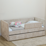 Кровать детская Romack Молли с бортиком и ящиком крем - 160x80 — изображение 9