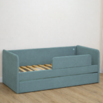 Кровать детская Romack Молли с бортиком и ящиком мята - 180x80 — изображение 2