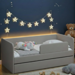 Кровать детская Romack Молли с бортиком и ящиком  180x80 интернет магазин Go-goplay