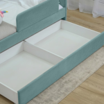 Кровать детская Romack Молли с бортиком и ящиком мята - 180x80 — изображение 6