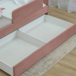 Кровать детская Romack Молли с бортиком и ящиком роза - 180x80 — изображение 9